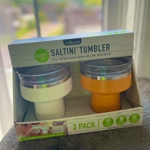 Saltini Margarita Tumblers, set of 2 brand new